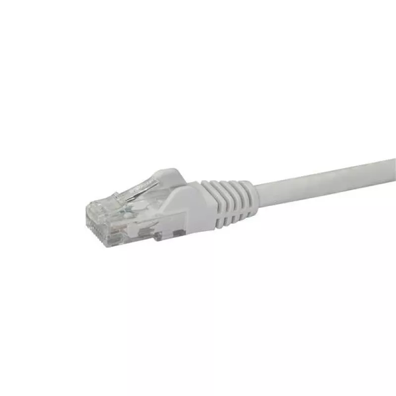 StarTech.com 50 cm CAT6 Ethernet kabelis – baltas CAT 6 Gigabit Ethernet laidas – 250 MHz 100 W PoE RJ45 UTP tinklo / jungiamasis laidas su apsauga nuo užkabinimo ir įtempimo mažinimu, individualiai išbandytas