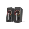 GENESIS Helium 100 BT RGB garsiakalbiai 10 W PC/Nešiojamam kompiuteriui Juoda, Sidabrinė 2.0 kanalai Bluetooth