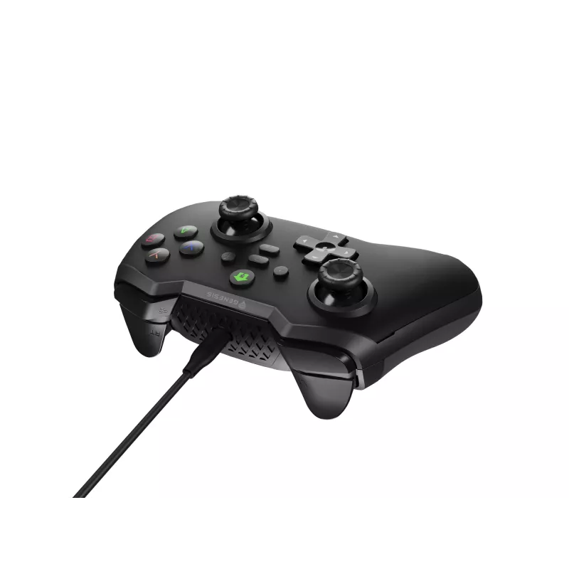 GENESIS Mangan 300 Black USB žaidimų pultas Analoginis / Skaitmeninis Android, Nintendo Switch, PC