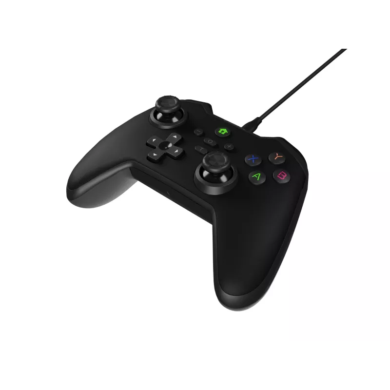 GENESIS Mangan 300 Black USB žaidimų pultas Analoginis / Skaitmeninis Android, Nintendo Switch, PC