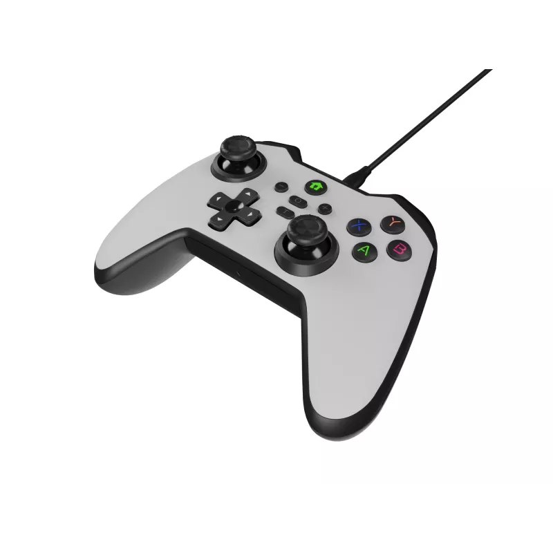 GENESIS Mangan 300 Baltas USB žaidimų pultas Analoginis / Skaitmeninis Android, Nintendo Switch, PC