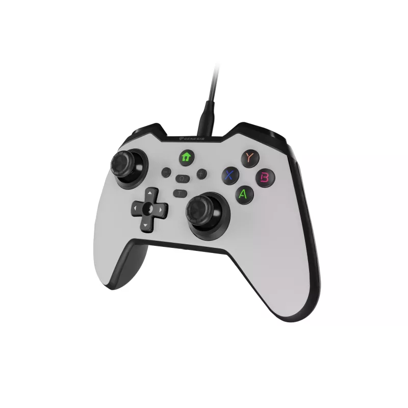 GENESIS Mangan 300 Baltas USB žaidimų pultas Analoginis / Skaitmeninis Android, Nintendo Switch, PC