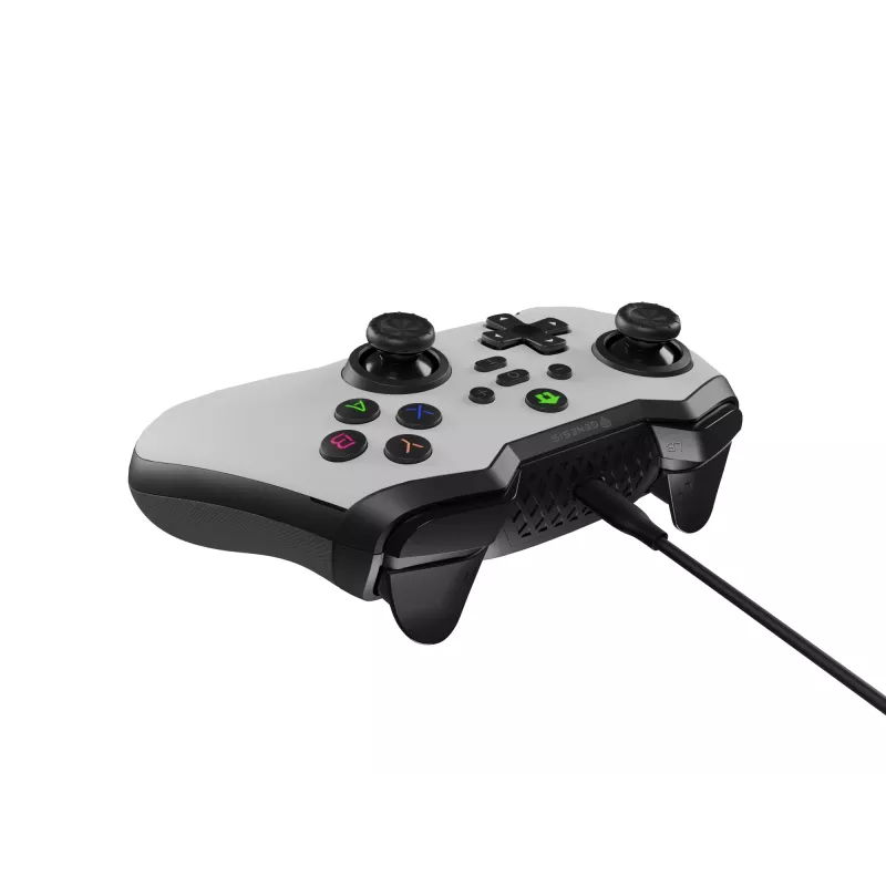 GENESIS Mangan 300 Baltas USB žaidimų pultas Analoginis / Skaitmeninis Android, Nintendo Switch, PC
