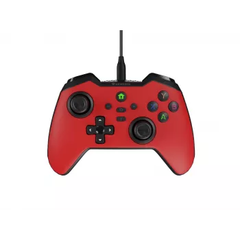 GENESIS Mangan 300 Raudonas USB žaidimų pultas Analoginis / Skaitmeninis Android, Nintendo Switch, PC