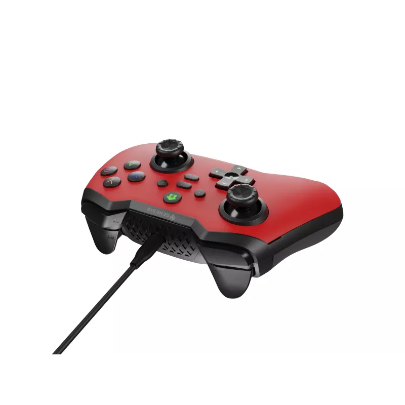GENESIS Mangan 300 Raudonas USB žaidimų pultas Analoginis / Skaitmeninis Android, Nintendo Switch, PC