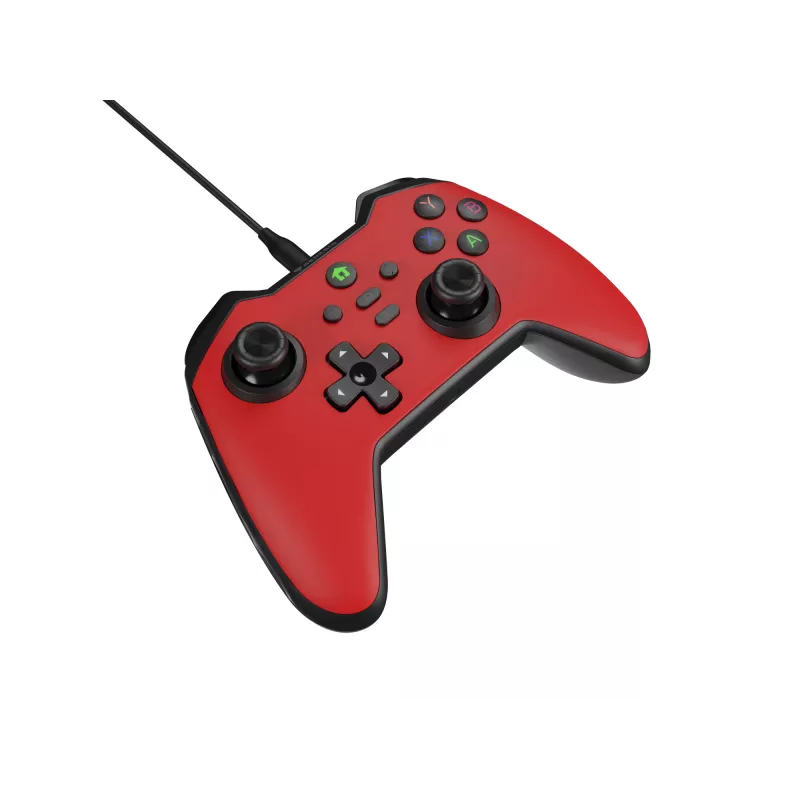 GENESIS Mangan 300 Raudonas USB žaidimų pultas Analoginis / Skaitmeninis Android, Nintendo Switch, PC