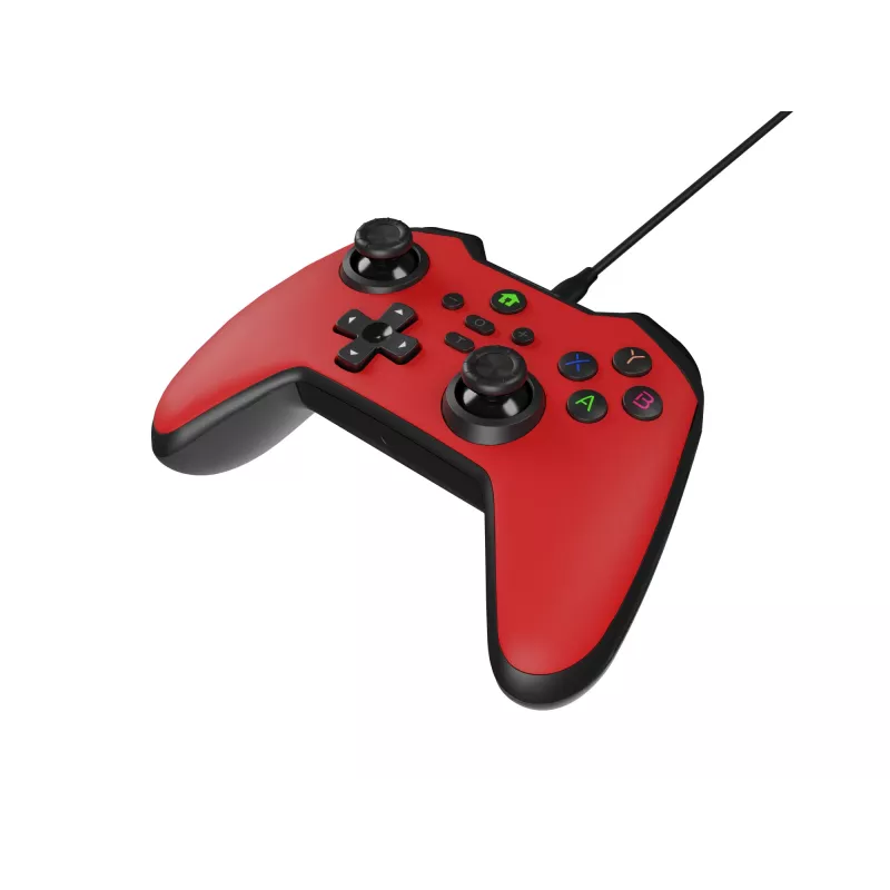 GENESIS Mangan 300 Raudonas USB žaidimų pultas Analoginis / Skaitmeninis Android, Nintendo Switch, PC
