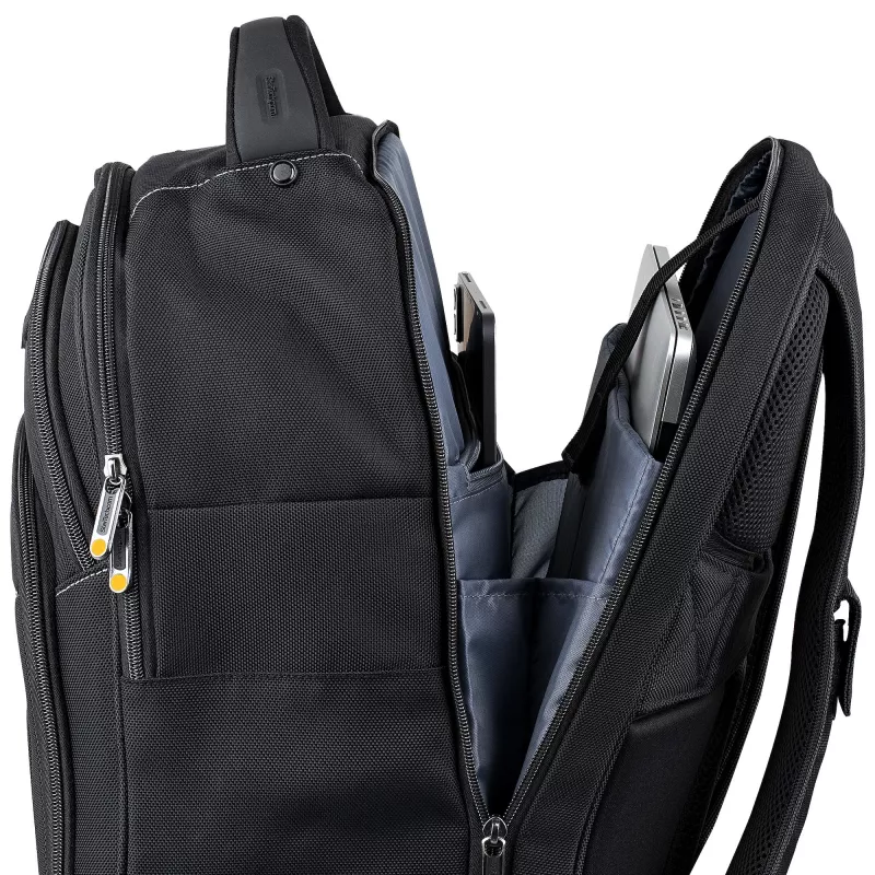 StarTech.com 15.6 col. nešiojamojo kompiuterio kuprinė su išimamu aksesuarų organizatoriumi – profesionali IT kuprinė darbui / kelionėms / kasdienai – ergonomiškas kompiuterio krepšys – patvarus balistinis nailonas – kišenės nešiojamam kompiuteriui ir pla