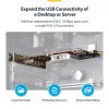 StarTech.com 4 prievadų USB Type-C PCIe kortelė, USB 3.2 10Gbps, USB-C PCI Express išplėtimo kortelė, 4 nepriklausomi USB valdikliai, Windows/Linux/macOS, TAA atitinkanti