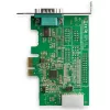 StarTech.com 1 prievado PCI Express RS232 nuosekliojo prievado adapterio kortelė - PCIe RS232 valdiklis - PCIe į nuoseklųjį DB9 - 16950 UART - žemo profilio plėtimosi kortelė - Windows ir Linux