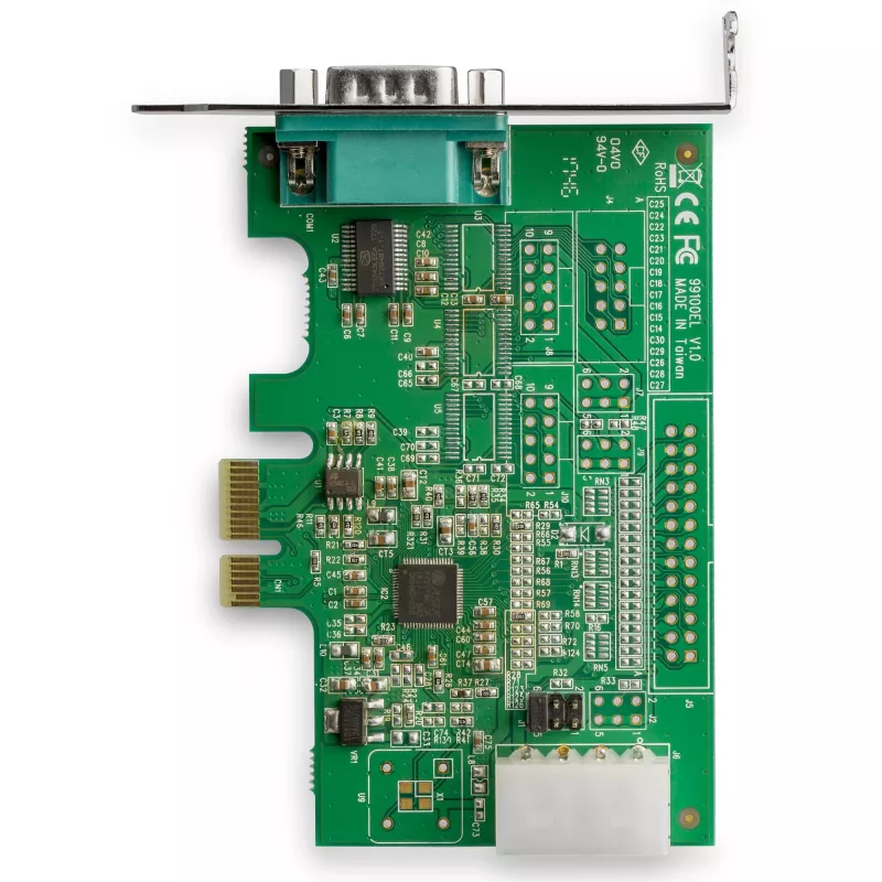 StarTech.com 1 prievado PCI Express RS232 nuosekliojo prievado adapterio kortelė - PCIe RS232 valdiklis - PCIe į nuoseklųjį DB9 - 16950 UART - žemo profilio plėtimosi kortelė - Windows ir Linux