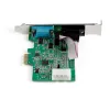 StarTech.com 2 prievadų PCI Express RS232 nuosekliojo ryšio adapterio kortelė - PCIe RS232 valdiklis - PCIe į dvigubą nuoseklųjį DB9 - 16950 UART - plėtinio kortelė - Windows ir Linux