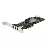 StarTech.com PEXUSB3S44V – PCIe plokštė su 4 USB 3.0 prievadais ir atskirais 5 Gbps kanalais