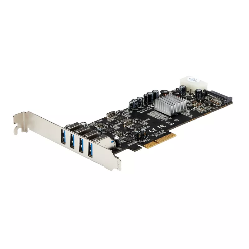StarTech.com PEXUSB3S44V – PCIe plokštė su 4 USB 3.0 prievadais ir atskirais 5 Gbps kanalais