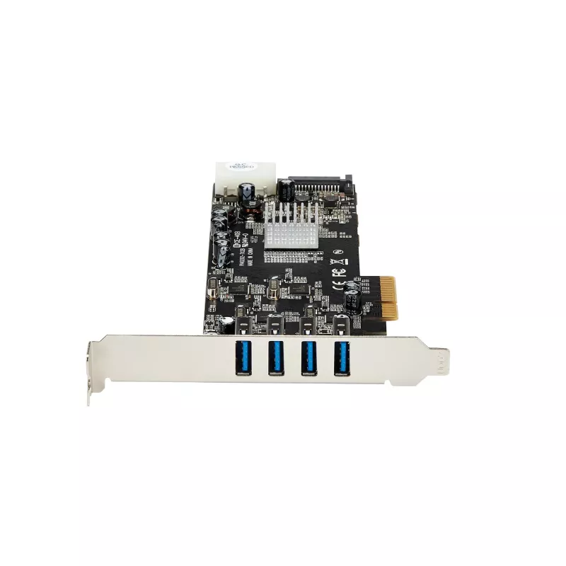 StarTech.com PEXUSB3S44V – PCIe plokštė su 4 USB 3.0 prievadais ir atskirais 5 Gbps kanalais