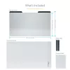 StarTech.com privatumo ekranas 15,6 colio nešiojamam kompiuteriui – magnetinis nuimamas apsauginis filtras, mažinantis mėlyną šviesą, 16:9, matinis/blizgus, +/-30 laipsnių