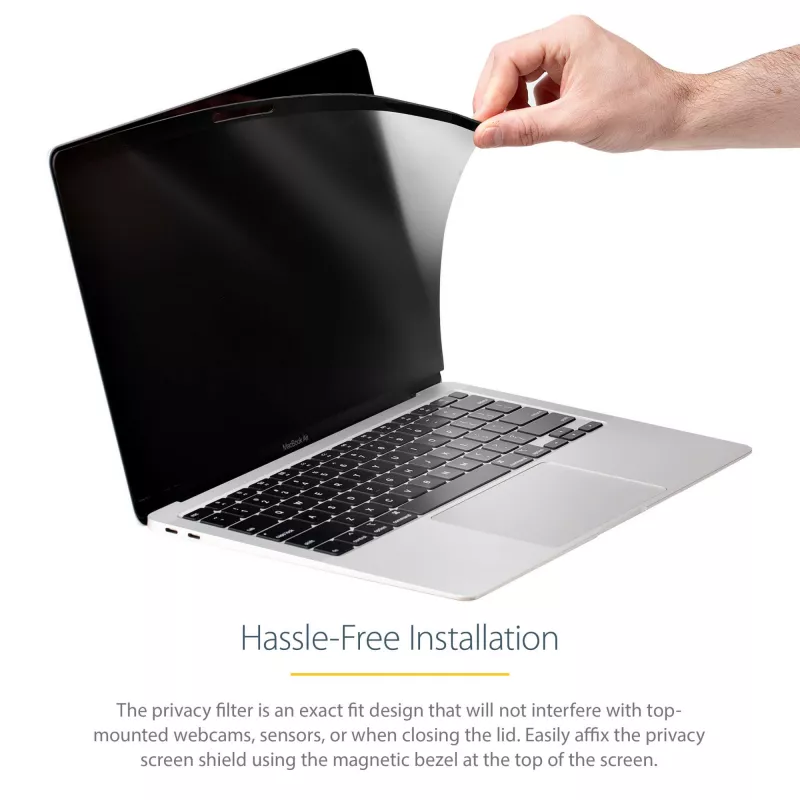 StarTech.com privatumo ekranas 13 colių MacBook Pro ir MacBook Air – magnetinis nuimamas apsauginis filtras, mažinantis mėlyną šviesą, 16:10, matinis/blizgus, +/-30 laipsnių