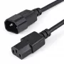 StarTech.com 1 m ilginimo laidas C14 į C13, 10A 125V, 18AWG, kompiuterio maitinimo laidas