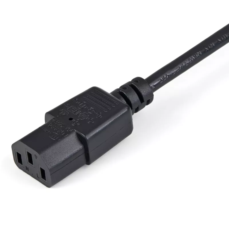 StarTech.com 1 m ilginimo laidas C14 į C13, 10A 125V, 18AWG, kompiuterio maitinimo laidas