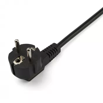 StarTech.com 2 m maitinimo Y laidas, EU Schuko į 2x C13, 18AWG, 10A 250V, juodas