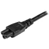 StarTech.com 1 m maitinimo laidas nešiojamam kompiuteriui, EU Schuko į C5, 2,5 A 250 V, 18 AWG