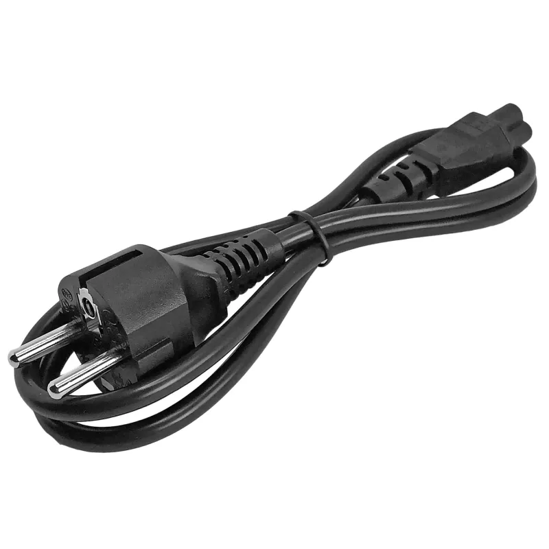 StarTech.com 1 m maitinimo laidas nešiojamam kompiuteriui, EU Schuko į C5, 2,5 A 250 V, 18 AWG