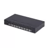 StarTech.com 8 prievadų DisplayPort KVM jungiklis su 1U stovo montavimo rinkiniu, 4K 60Hz DP 1.2, mygtukų ir sparčiųjų klavišų perjungimu, 4 prievadų USB šakotuvu, nepriklausomas nuo OS, TAA atitinka