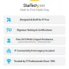 StarTech.com 8 prievadų DisplayPort KVM jungiklis su 1U stovo montavimo rinkiniu, 4K 60Hz DP 1.2, mygtukų ir sparčiųjų klavišų perjungimu, 4 prievadų USB šakotuvu, nepriklausomas nuo OS, TAA atitinka