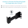StarTech.com Rail Depth Adapter Kit – 1U gylio adapterio rinkinys serverio stovams