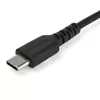 StarTech.com 2m USB C įkrovimo laidas - Patvarus greitas įkrovimas ir sinchronizavimas USB 2.0 Type C į USB C nešiojamojo kompiuterio įkroviklio laidas - TPE apvalkalas, aramidinis pluoštas, M/M, 60W, juoda - Samsung S10 S20 iPad Pro MS Surface