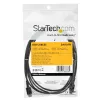 StarTech.com 2m USB C įkrovimo laidas - Patvarus greitas įkrovimas ir sinchronizavimas USB 2.0 Type C į USB C nešiojamojo kompiuterio įkroviklio laidas - TPE apvalkalas, aramidinis pluoštas, M/M, 60W, juoda - Samsung S10 S20 iPad Pro MS Surface