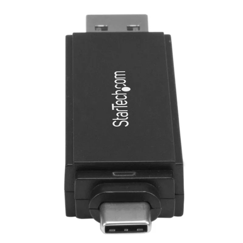 StarTech.com USB 3.0 atminties kortelių skaitytuvas / rašytuvas SD ir microSD kortelėms – USB-C ir USB-A