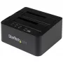 StarTech.com autonominis kietųjų diskų kopijavimo įrenginys, dviejų lizdų HDD/SSD klonuoklis/kopijuoklis, USB 3.1 (10Gbps) į SATA III HDD/SSD prijungimo stotelė, kietojo disko kopijavimo dokas