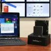StarTech.com autonominis kietųjų diskų kopijavimo įrenginys, dviejų lizdų HDD/SSD klonuoklis/kopijuoklis, USB 3.1 (10Gbps) į SATA III HDD/SSD prijungimo stotelė, kietojo disko kopijavimo dokas