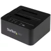 StarTech.com autonominis kietųjų diskų kopijavimo įrenginys, dviejų lizdų HDD/SSD klonuoklis/kopijuoklis, USB 3.1 (10Gbps) į SATA III HDD/SSD prijungimo stotelė, kietojo disko kopijavimo dokas
