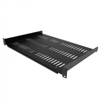 StarTech.com 1U serverinė lentyna – universali ventiliuojama konsolinė lentyna 19 colių tinklo įrangos stovui ar spintelei – tvirta konstrukcija – svorio talpa 55 svarai / 25 kg – 12 colių gylio lentyna, juoda
