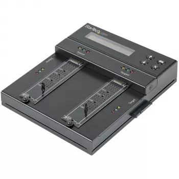 StarTech.com SM2DUPE11 – nepriklausomas M.2 SATA ir M.2 NVMe kopijavimo ir trynimo įrenginys, skirtas M.2 PCIe AHCI/NVMe, M.2 SATA, 2,5/3,5 colio SATA diskams