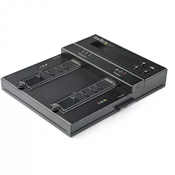 StarTech.com SM2DUPE11 – nepriklausomas M.2 SATA ir M.2 NVMe kopijavimo ir trynimo įrenginys, skirtas M.2 PCIe AHCI/NVMe, M.2 SATA, 2,5/3,5 colio SATA diskams