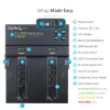 StarTech.com SM2DUPE11 – nepriklausomas M.2 SATA ir M.2 NVMe kopijavimo ir trynimo įrenginys, skirtas M.2 PCIe AHCI/NVMe, M.2 SATA, 2,5/3,5 colio SATA diskams