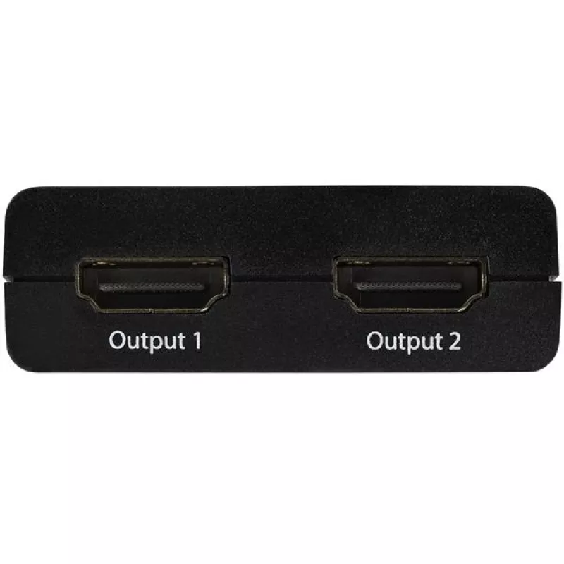 StarTech.com 4K HDMI 2 prievadų vaizdo skirstytuvas – 1x2 HDMI skirstytuvas – maitinamas USB arba maitinimo adapteriu – 4K 30Hz
