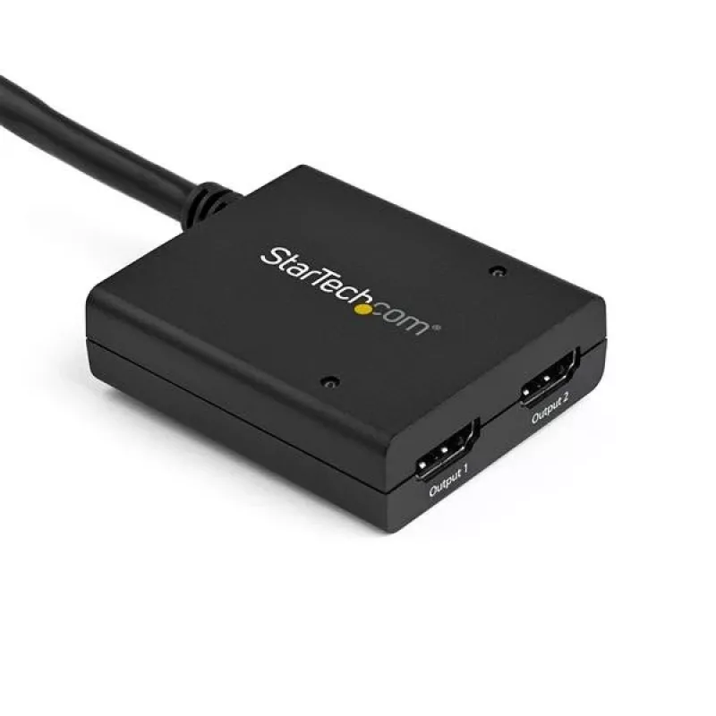 StarTech.com 4K HDMI 2 prievadų vaizdo skirstytuvas – 1x2 HDMI skirstytuvas – maitinamas USB arba maitinimo adapteriu – 4K 30Hz