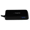 StarTech.com ST4300MINU3B Nešiojamas 4 prievadų USB 3.0 mazgas - juodas