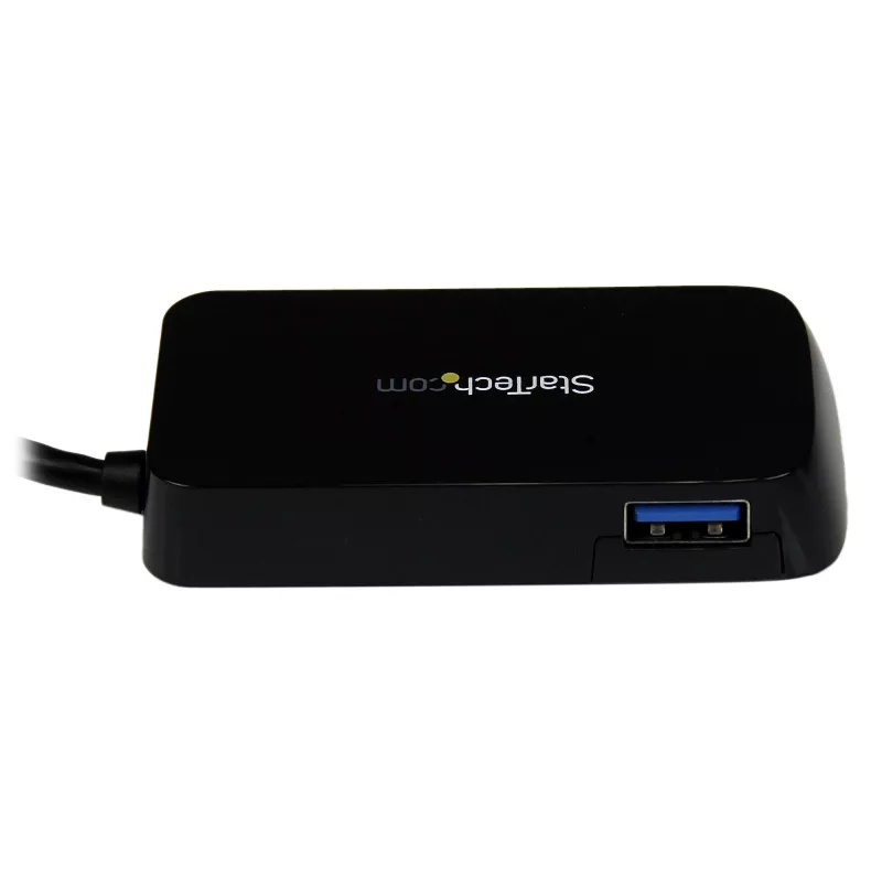 StarTech.com ST4300MINU3B Nešiojamas 4 prievadų USB 3.0 mazgas - juodas