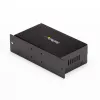 StarTech.com ST7200USBM pramoninis 7 prievadų USB 2.0 šakotuvas, metalinis korpusas, ESD ir viršįtampių apsauga, montuojamas ant DIN bėgelio, sienos ar stalo, 7–24 V DC, TAA, juodas