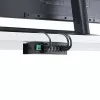 StarTech.com ST7200USBM pramoninis 7 prievadų USB 2.0 šakotuvas, metalinis korpusas, ESD ir viršįtampių apsauga, montuojamas ant DIN bėgelio, sienos ar stalo, 7–24 V DC, TAA, juodas