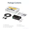 StarTech.com ST7200USBM pramoninis 7 prievadų USB 2.0 šakotuvas, metalinis korpusas, ESD ir viršįtampių apsauga, montuojamas ant DIN bėgelio, sienos ar stalo, 7–24 V DC, TAA, juodas