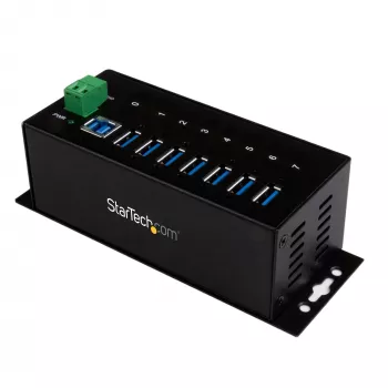 StarTech.com 7 prievadų pramoninis USB 3.0 centras su ESD apsauga