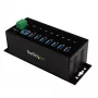 StarTech.com 7 prievadų pramoninis USB 3.0 centras su ESD apsauga