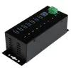 StarTech.com 7 prievadų pramoninis USB 3.0 centras su ESD apsauga