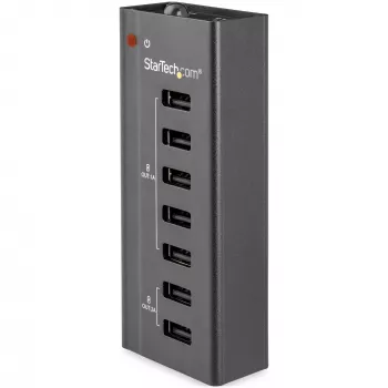 StarTech.com 7 prievadų USB įkrovimo stotelė su 5x 1A ir 2x 2A prievadais